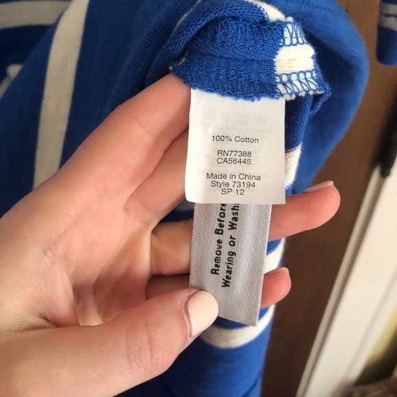 J. Crew Striped T Shirt Dress - Picture 4 of 5